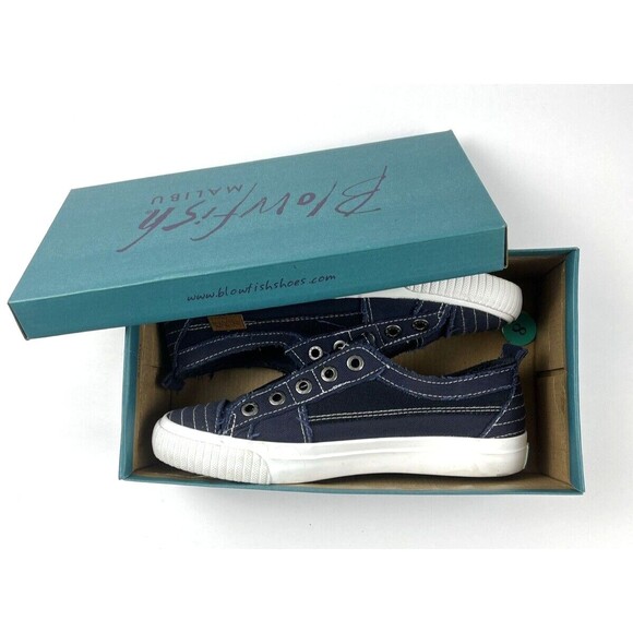 Pure Navy Hipster Smoked Twill Mesh Sneakers Size 8 - Picture 12 of 14